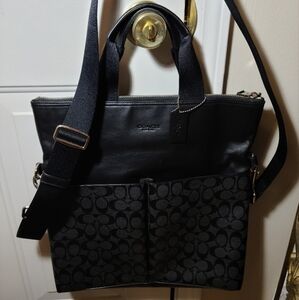 Black Coach Tote Bag